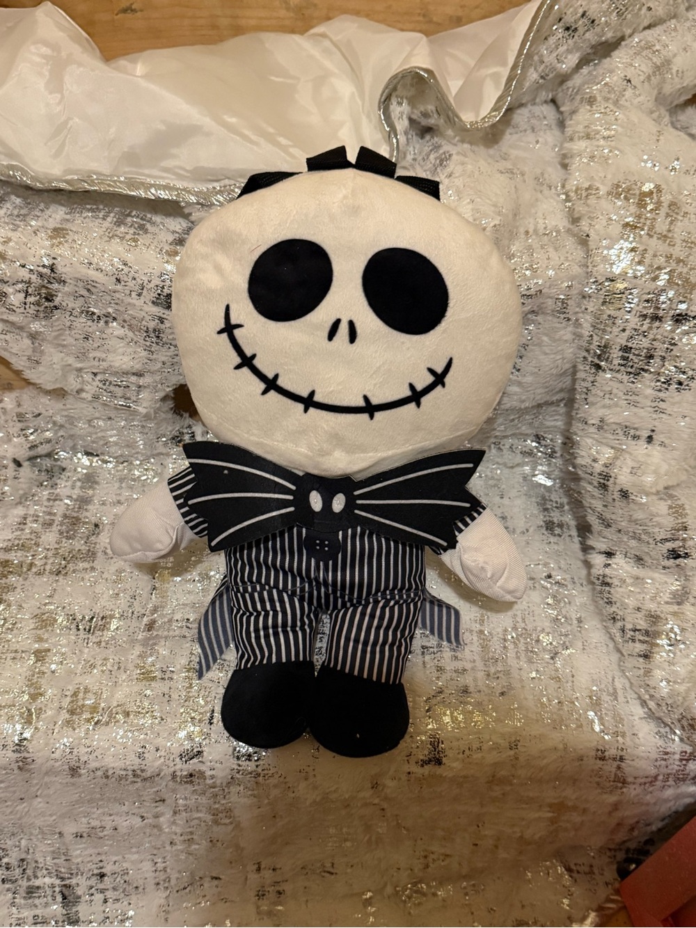 Jack Skellington Plush Backpack NWT!